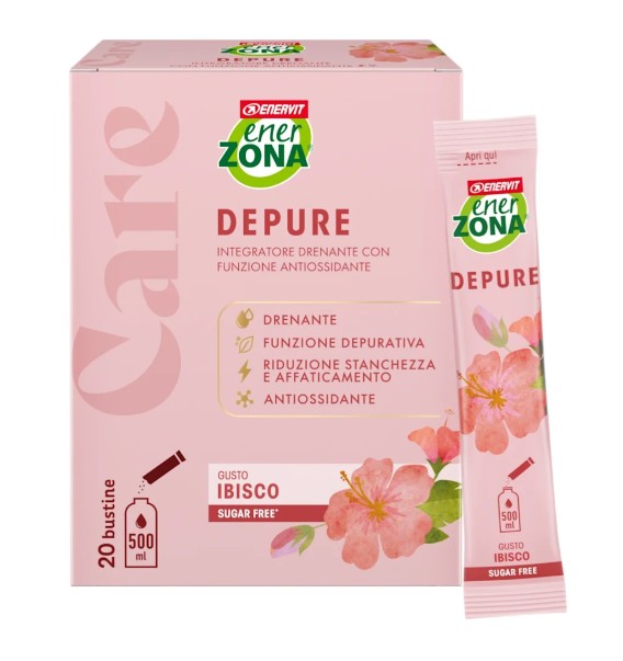 ENERZONA DEPURE - INTEGRATORE DRENANTE CON FUZIONE ANTIOSSIDANTE - 20 BUSTINE